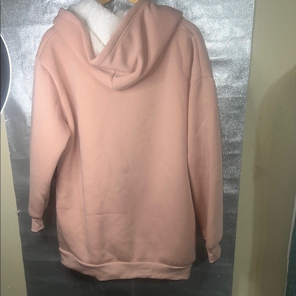 Warm and Fuzzy Pink Hooded Jacket - Picture 5 of 5